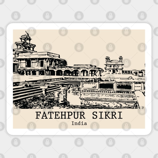 Fatehpur Sikri - India Magnet by Lakeric